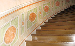 Gestaltung des Treppenaufgangs
